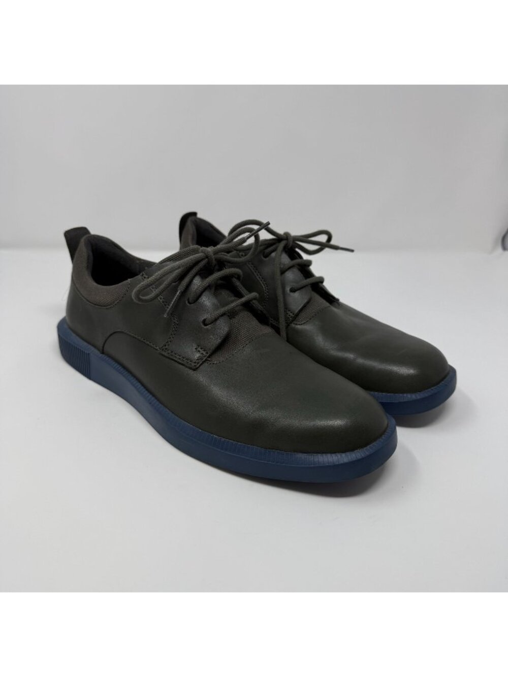 Camper Bill Green Leather Sneakers Shoes Mens 43 EU 10 US  Oxfords Casual